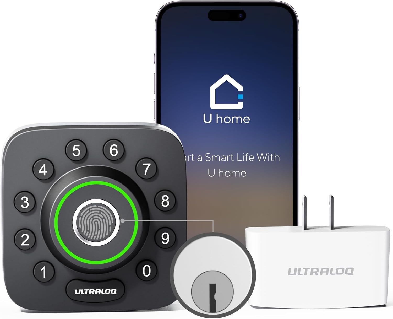 Smart door lock with app-controlled remote access