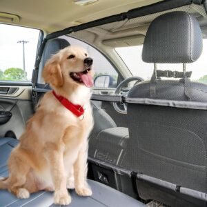 Ultimate Dog Car Barrier installed in SUV for safe travel