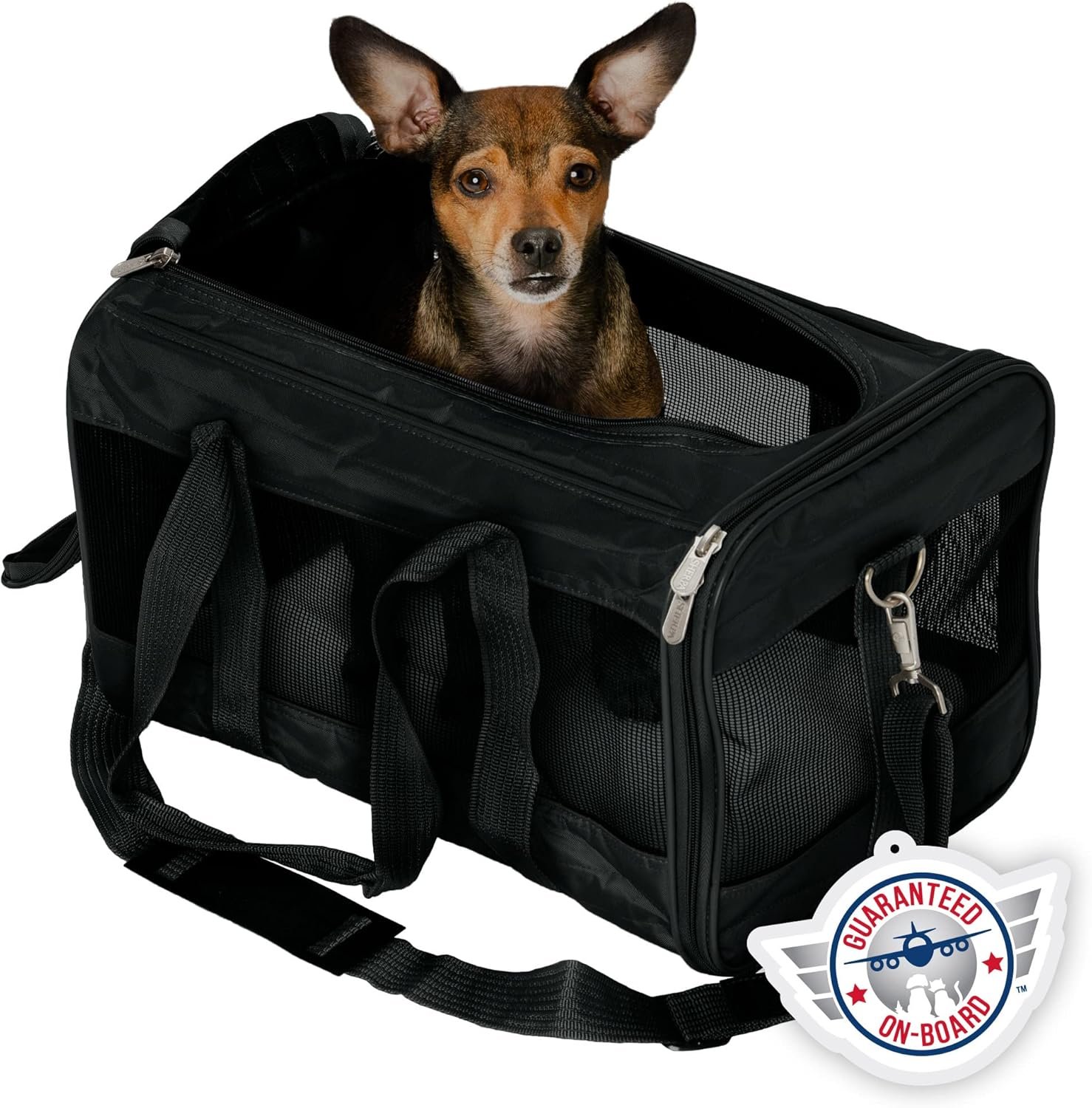 Sherpa Original Deluxe airline pet carrier for dogs and cats
